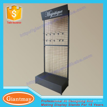powder coating metal wire mesh display racks and stands for hanging items